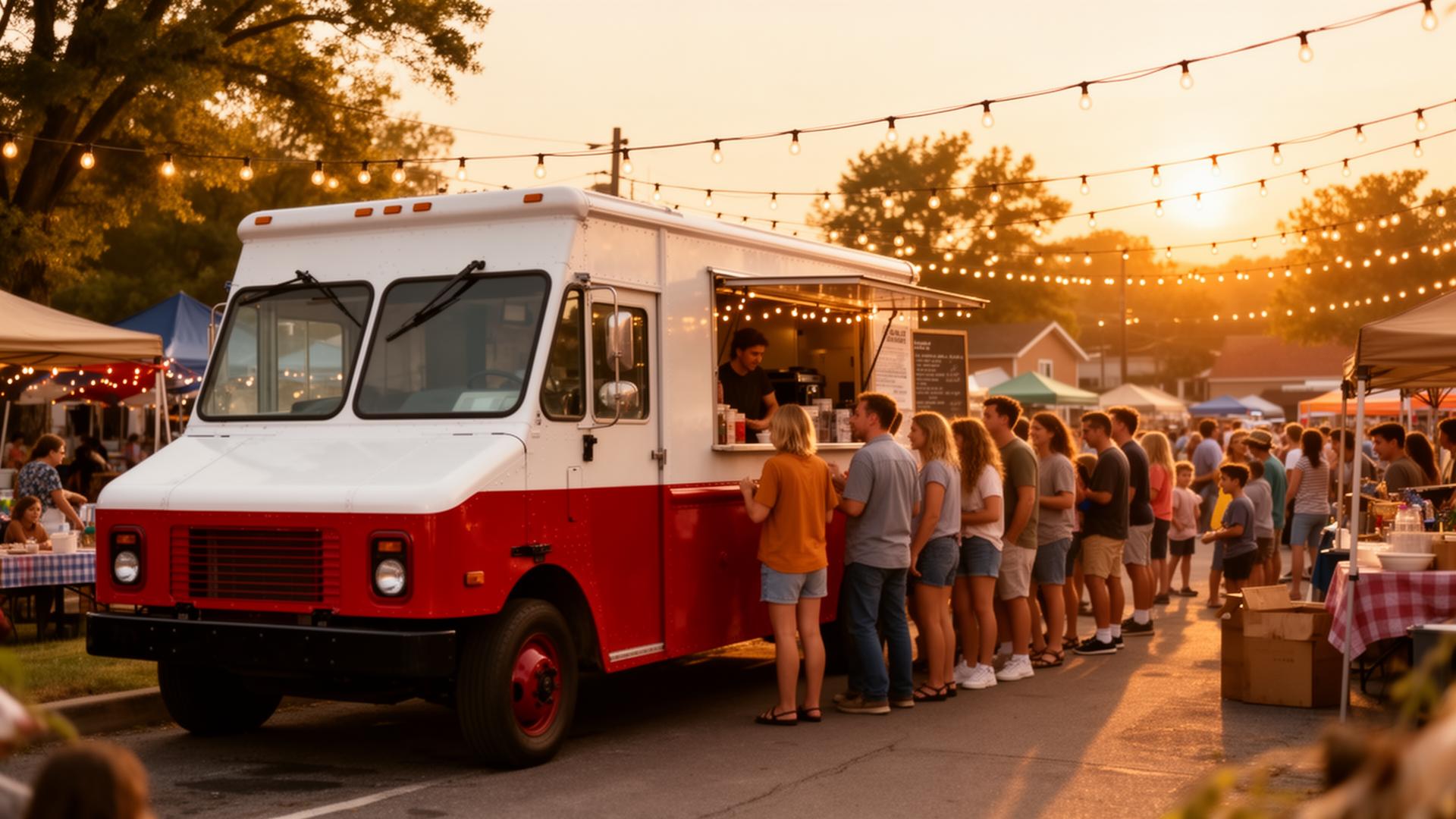Gibby's food truck at a community festival